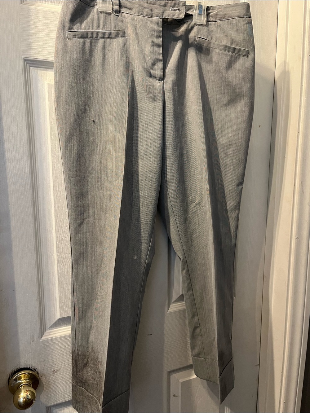 Worthington Light Gray Women's Dress Trousers